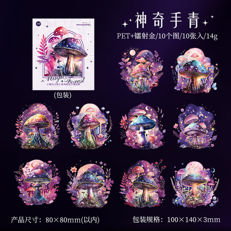#02072 Magical Forest Mushroom Sticker
