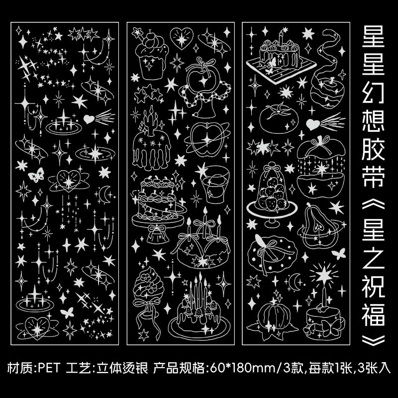 #03035 Stars and Dots Series Sticker