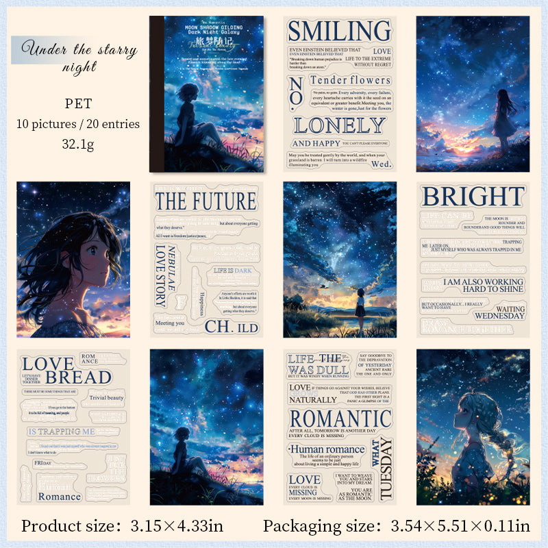 #02381 Dreamy Jounery Series Sticker