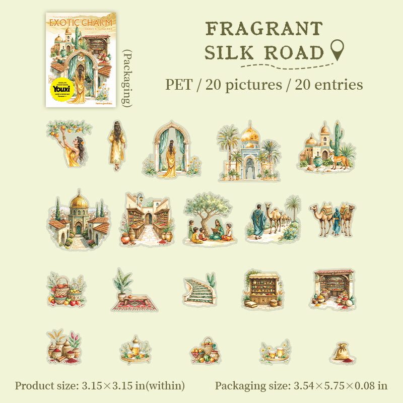 #02546 Exotic Charm Jounery Series Sticker