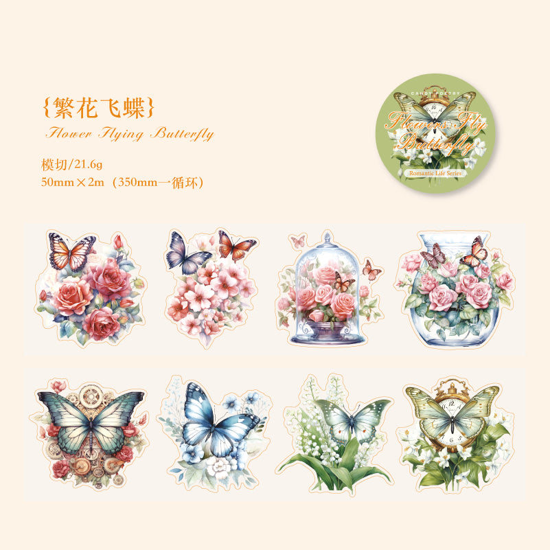 #03106 Romantic Life Series Precut Tape