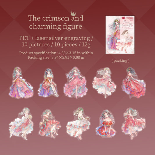 #02603 Cute Princess Series Sticker