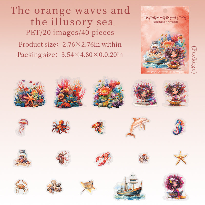 #02632 Ocean Scenery Series Sticker