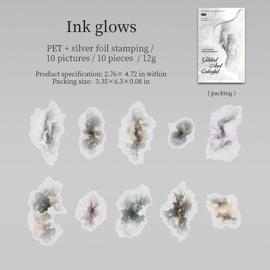 #02387 Gild and Washi Series Sticker