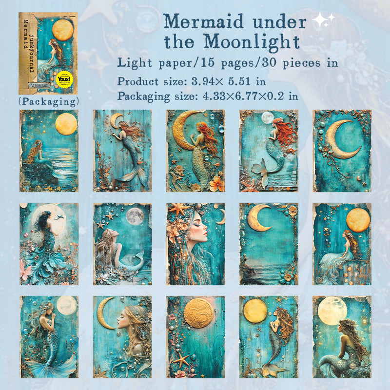 #02424 Mermaid Material Series Material Paper