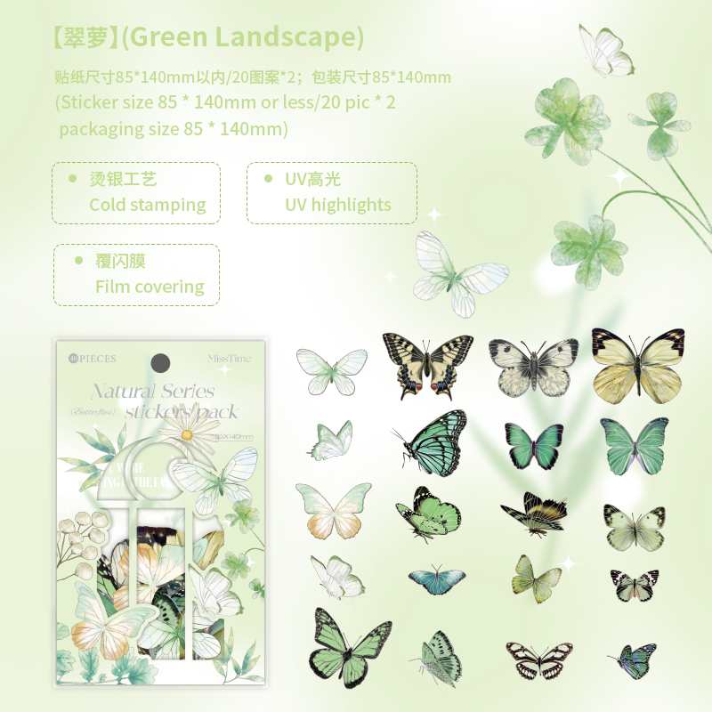 #02225 Butterfly Series Sticker
