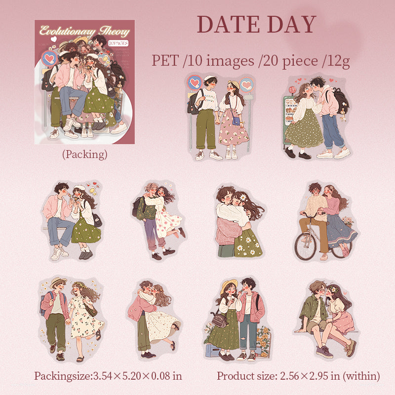 #02857 Love evolution Series Sticker