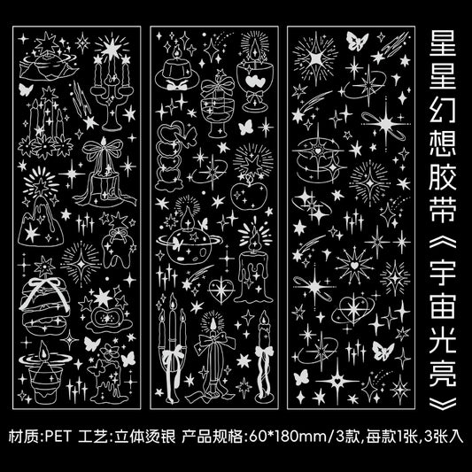 #03035 Stars and Dots Series Sticker