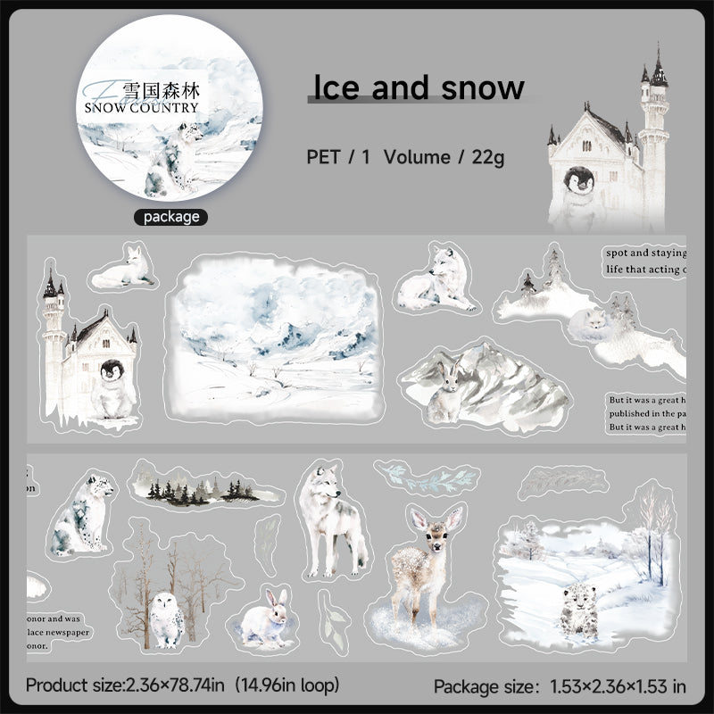 #03071 Snow Forest and Animal Series Tape