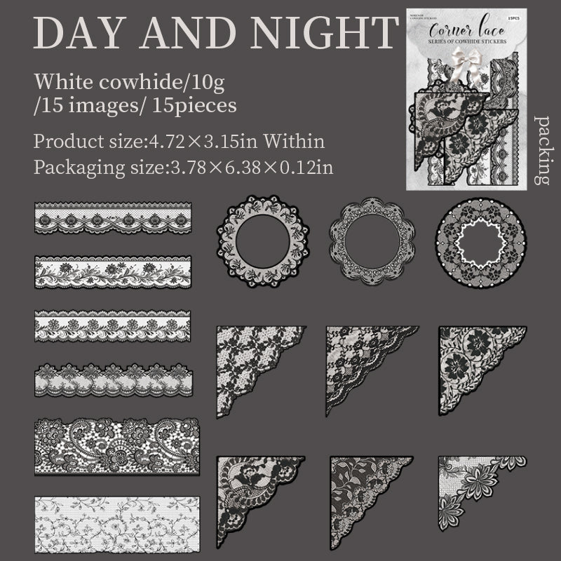 #02471 Lace Frame Series Sticker