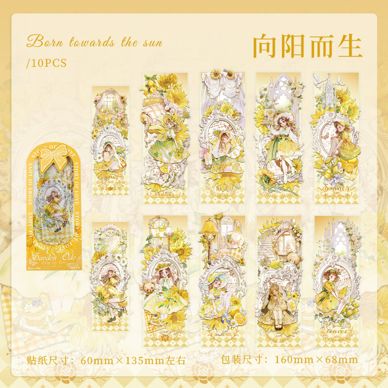 #02087 Garden Ode Series Sticker