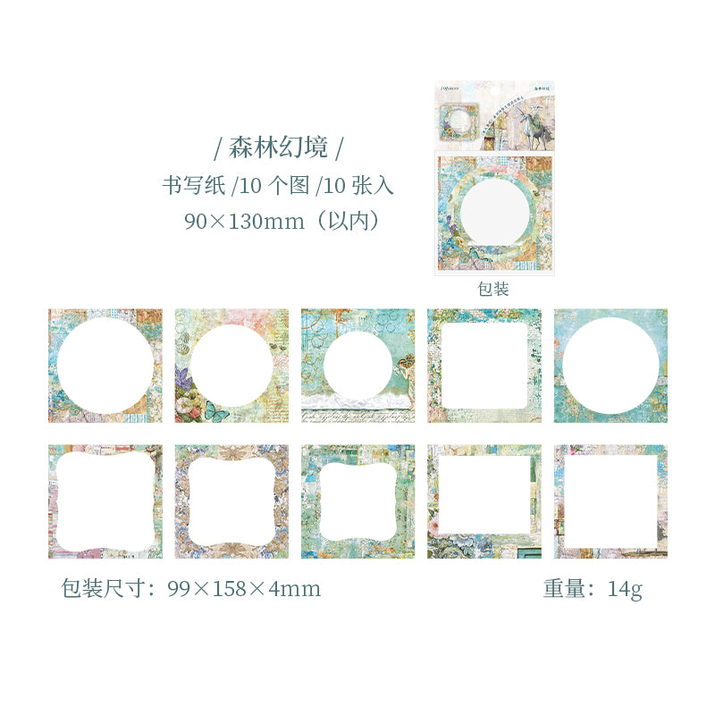 #02567 Flower Frame Series Sticker