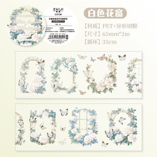 #03030 Colorful Flower Window Series Tape