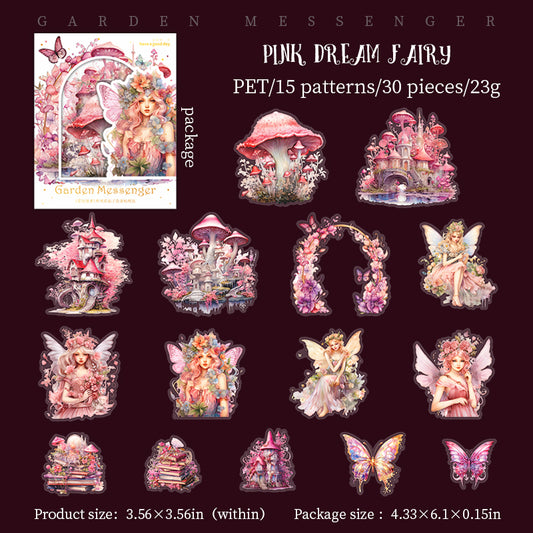 #02527 Fiary in Garden Series Sticker