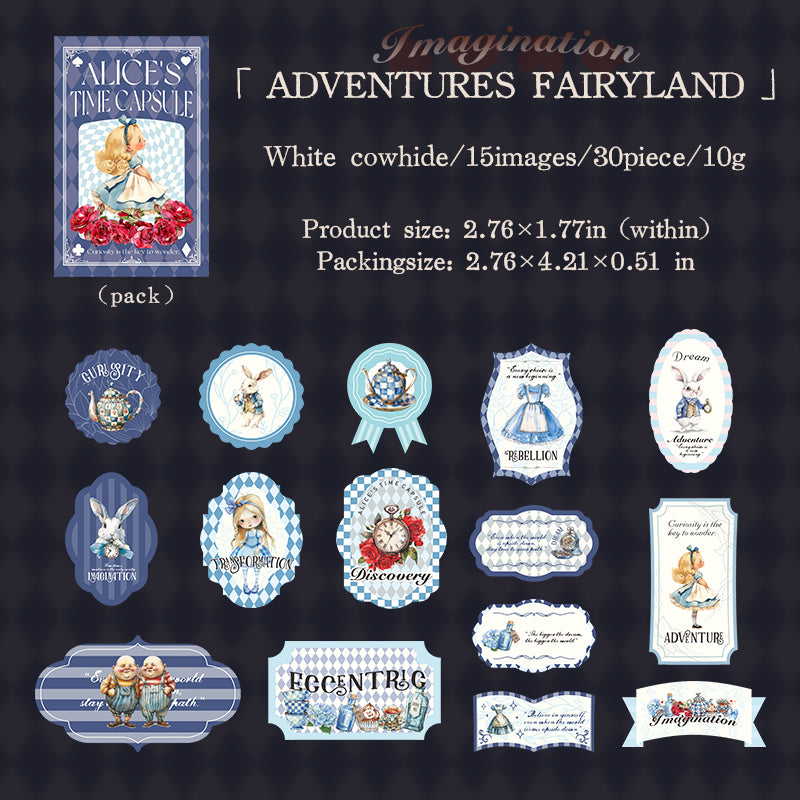 #02043 Alice Time Capsule Sticker