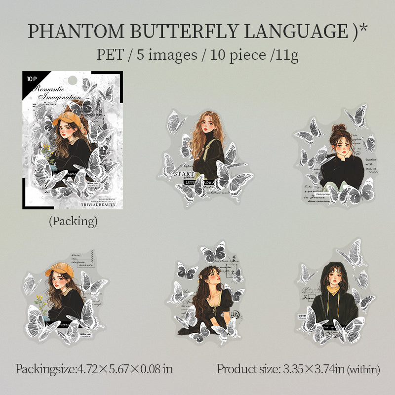 #02859 Fantasy Romantic Series Sticker