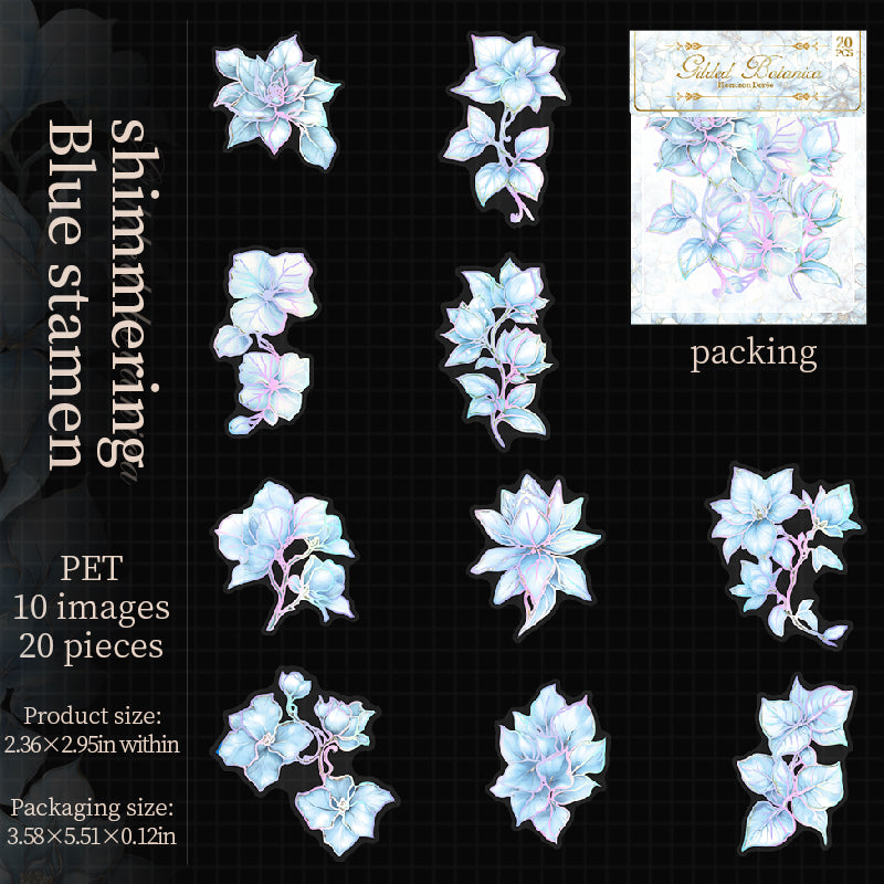#02856 Shiny Flower Series Sticker