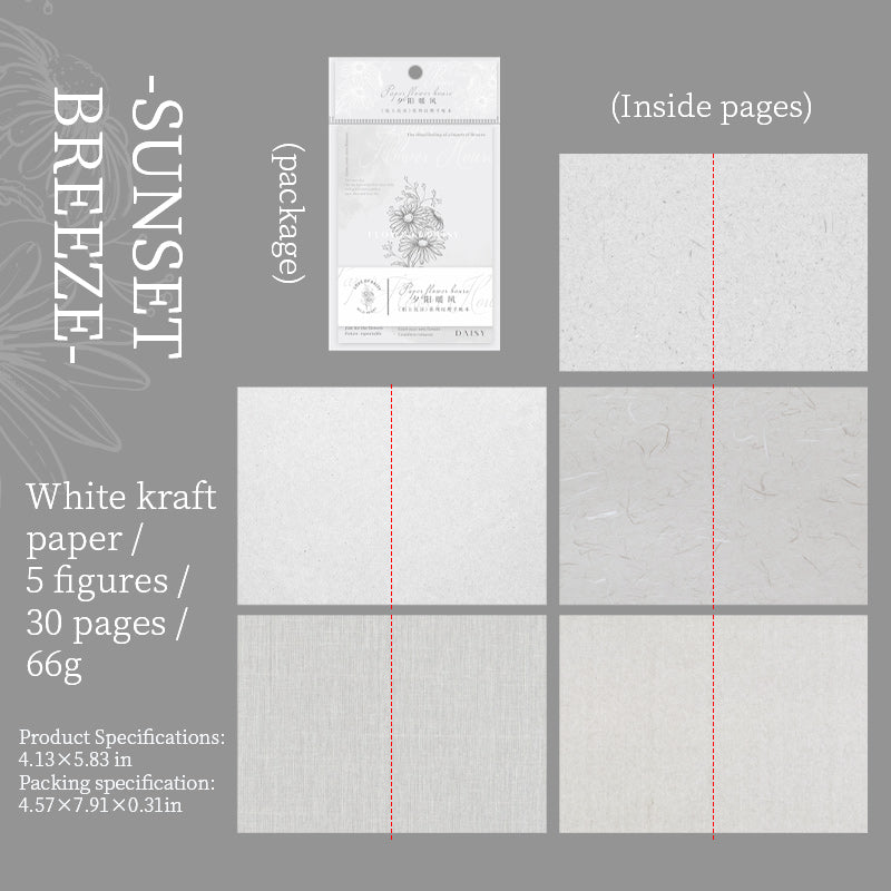 #02540 Paper Flower Series Material Paper