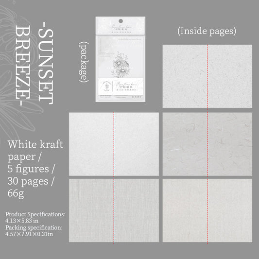 #02540 Paper Flower Series Material Paper