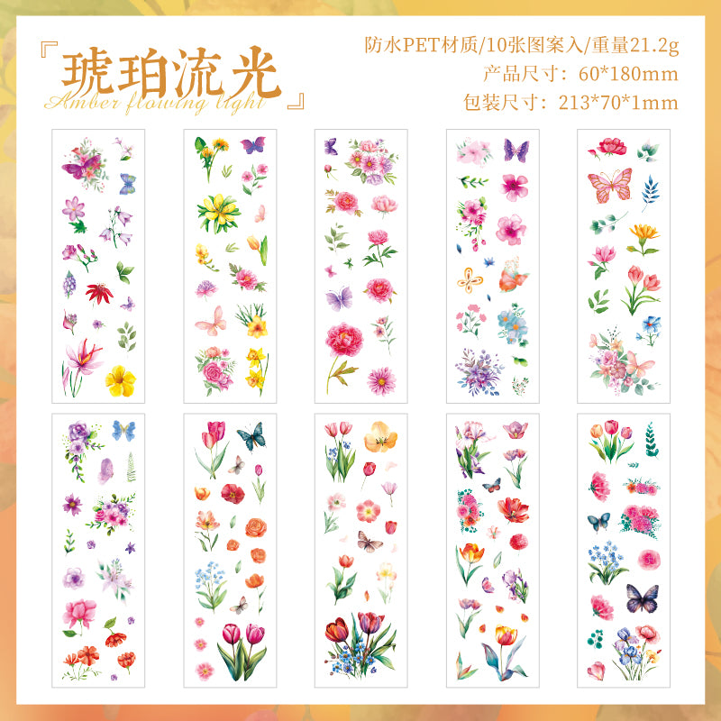 #02408 Flower Whisper Series Sticker