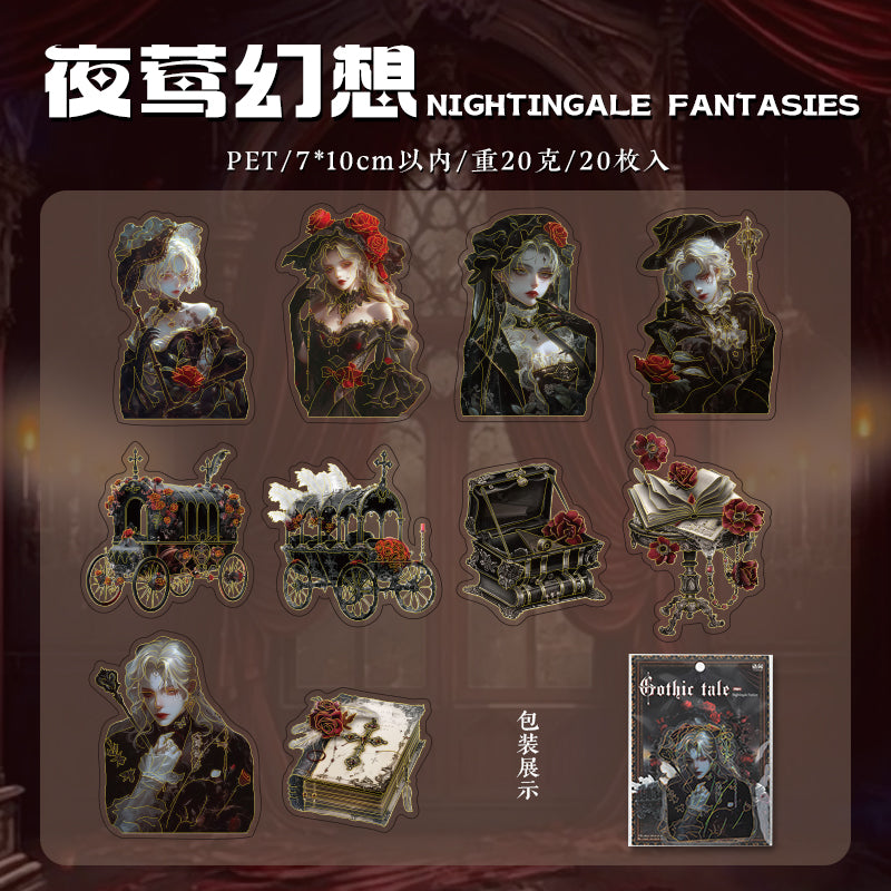 #02193 Gothic Tale Series Sticker