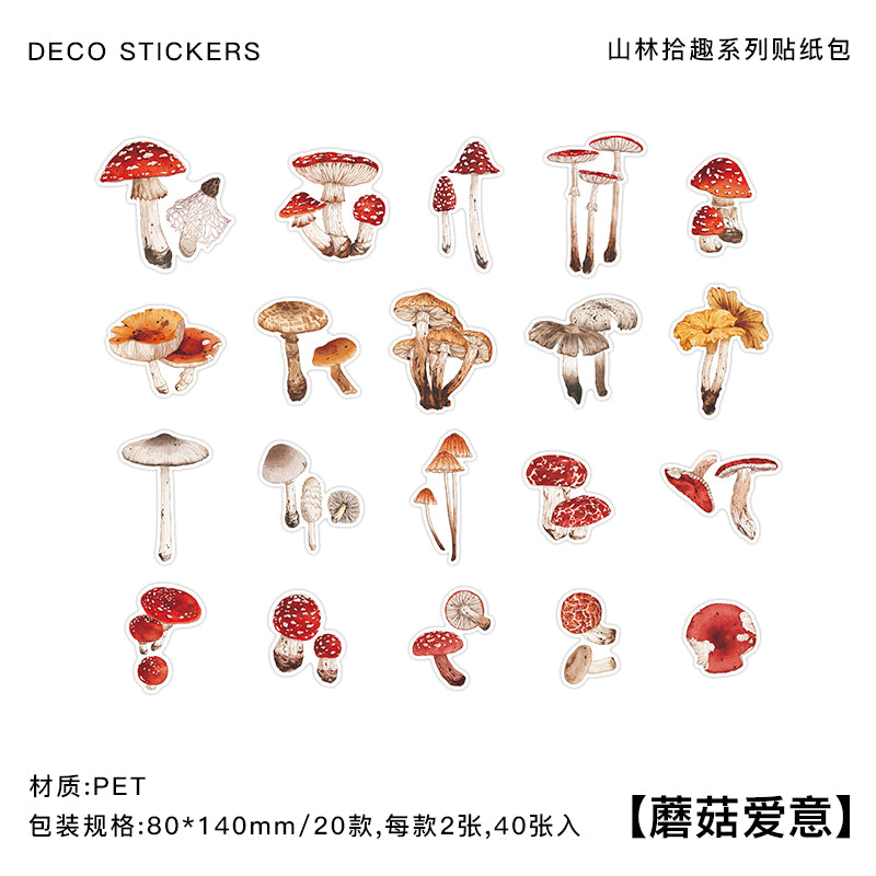 #02073 Old Time Garden Series Sticker