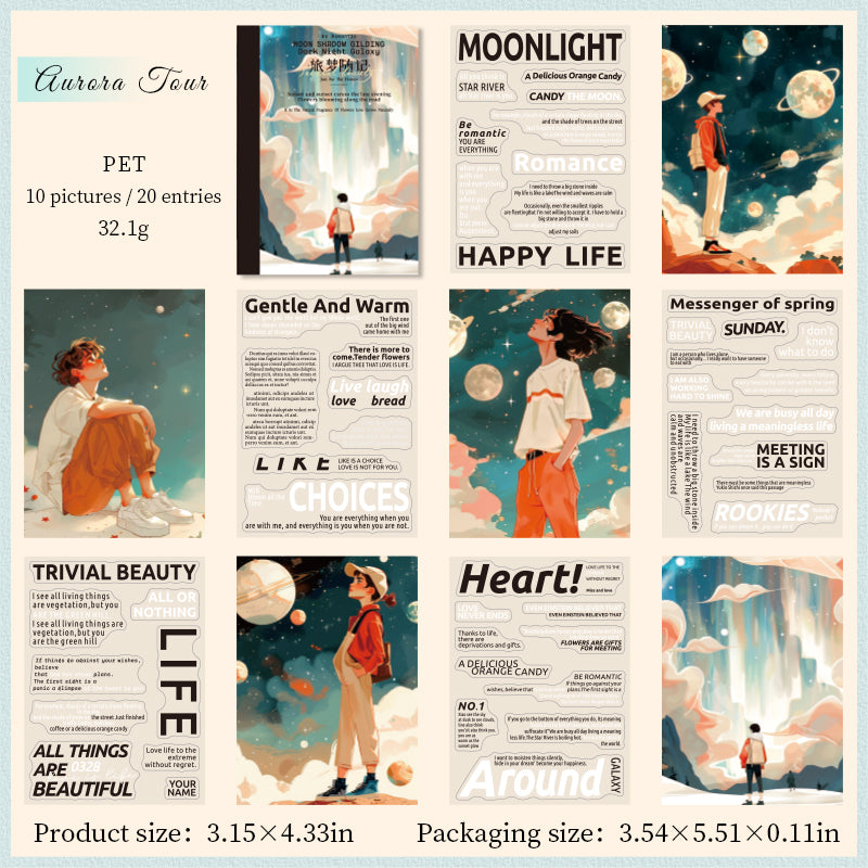 #02381 Dreamy Jounery Series Sticker