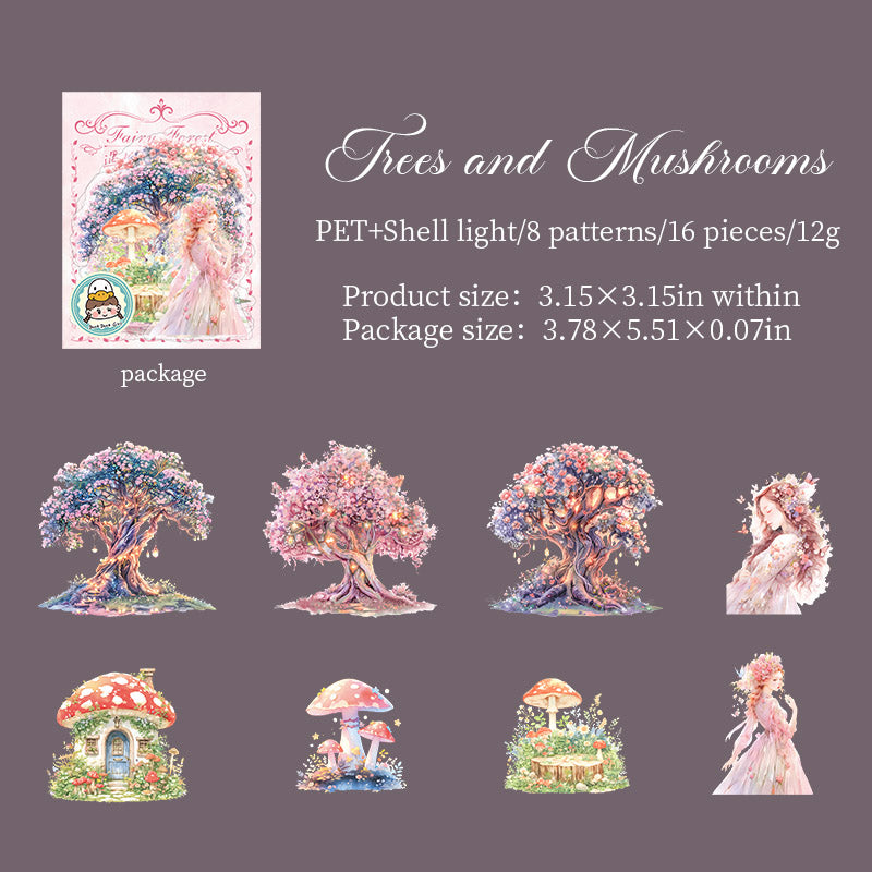 #02394 Fairytale Forest Series Sticker