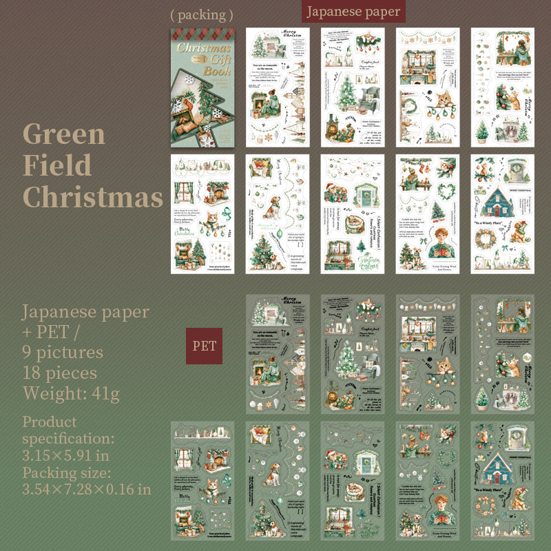#02689 Christmas Series Sticker Book