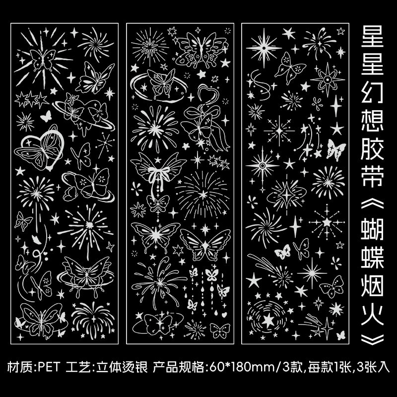 #03035 Stars and Dots Series Sticker