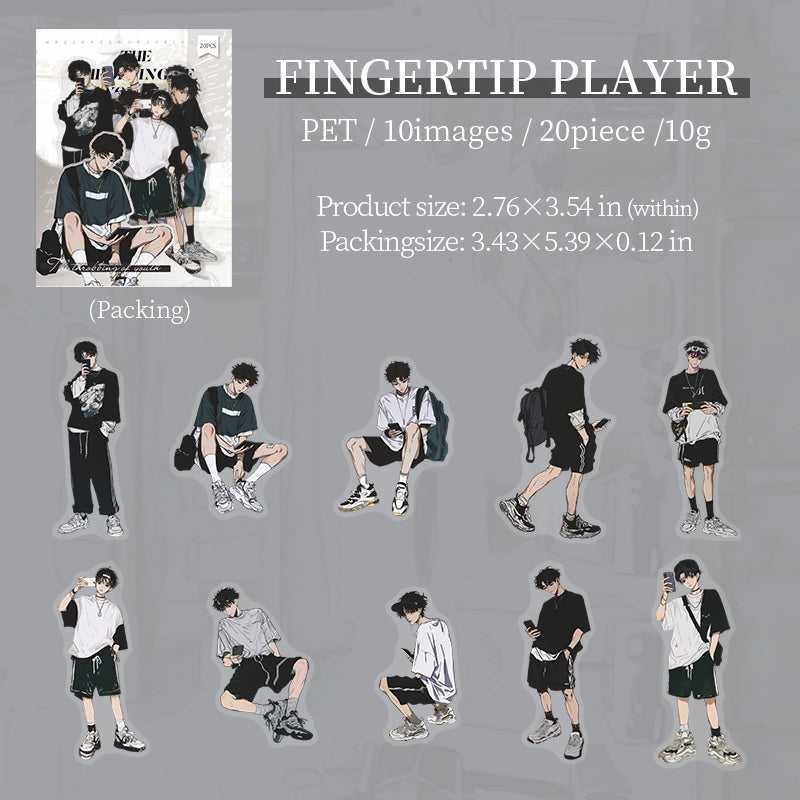 #02605 Teenager Boy Series Sticker