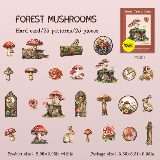#02185 Forest Travel with Animal Series Sticker