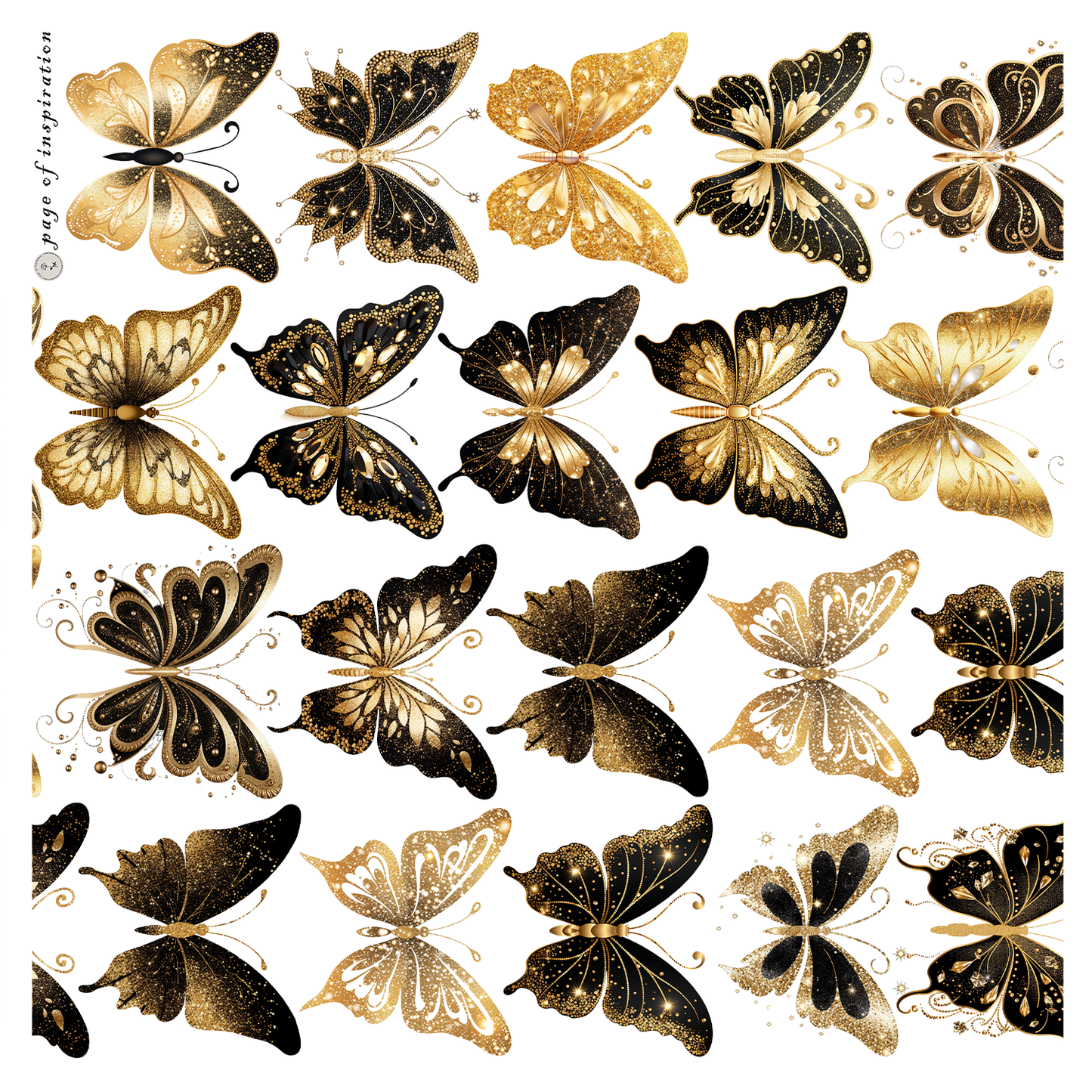 #S81 Customized PET Tape Butterfly