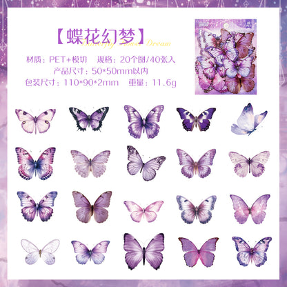 #02470 Spring Butterfly Series Sticker