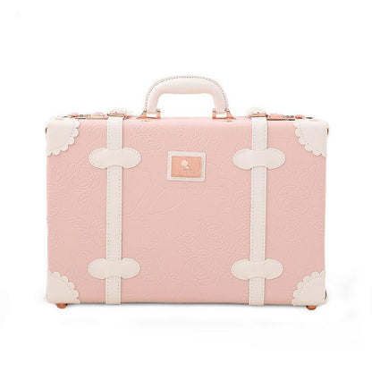 #01007  Cute Leather&Wooden Suit Case,  5 Color Options