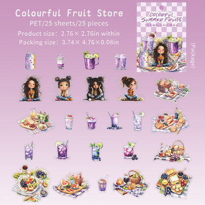 #02099 Summer Fruit Series Sticker