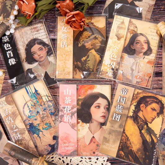 #02397 Vintage Portrait Series Material Paper