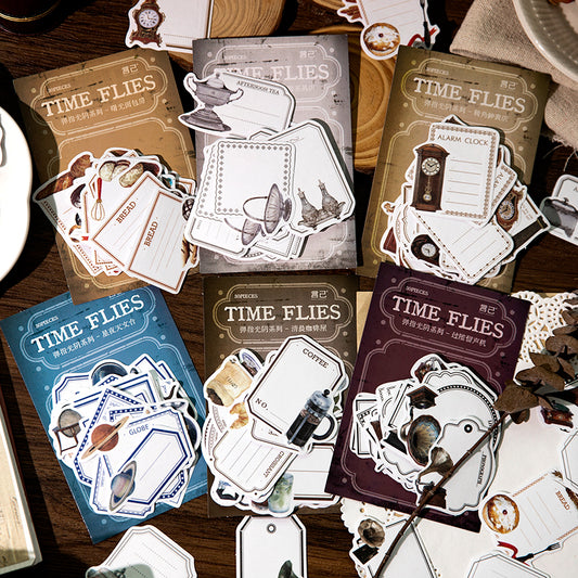 #02462 Time File Series Sticker