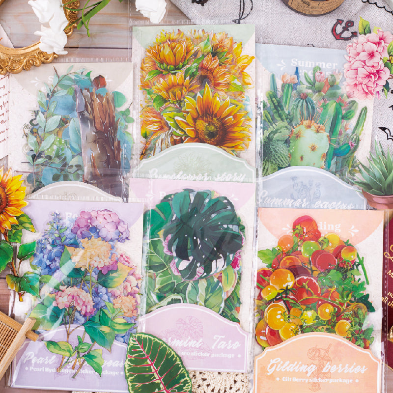 #02147  Summer Rain Forest Series Sticker
