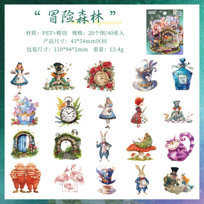 #02421  Fantasy Fairy Tale Series Sticker