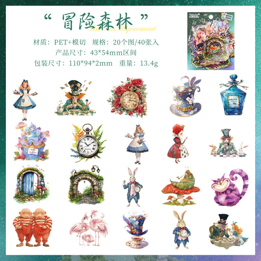 #02421  Fantasy Fairy Tale Series Sticker