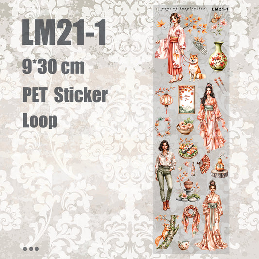 #LM21 M PET Sticker Loop