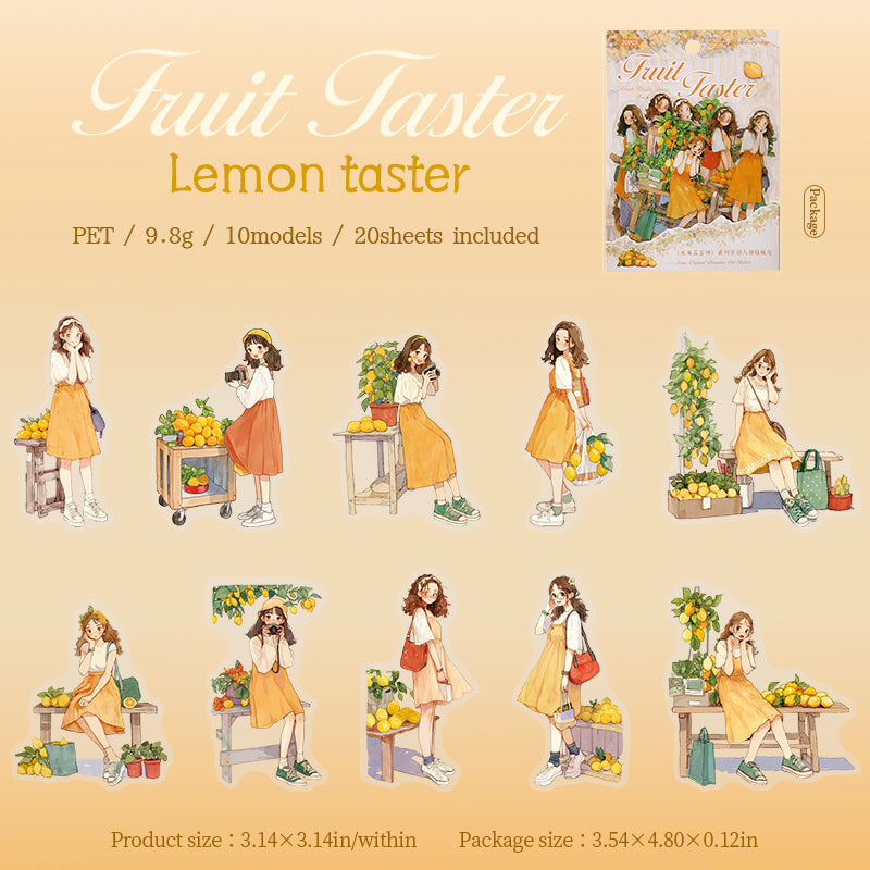 #02858 Fruit Girl Series Sticker