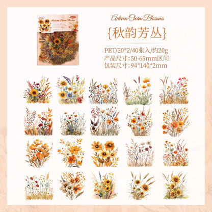 C3#02977 Flower Series Sticker