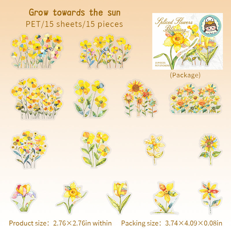 #02495 Cute Flower Series Sticker