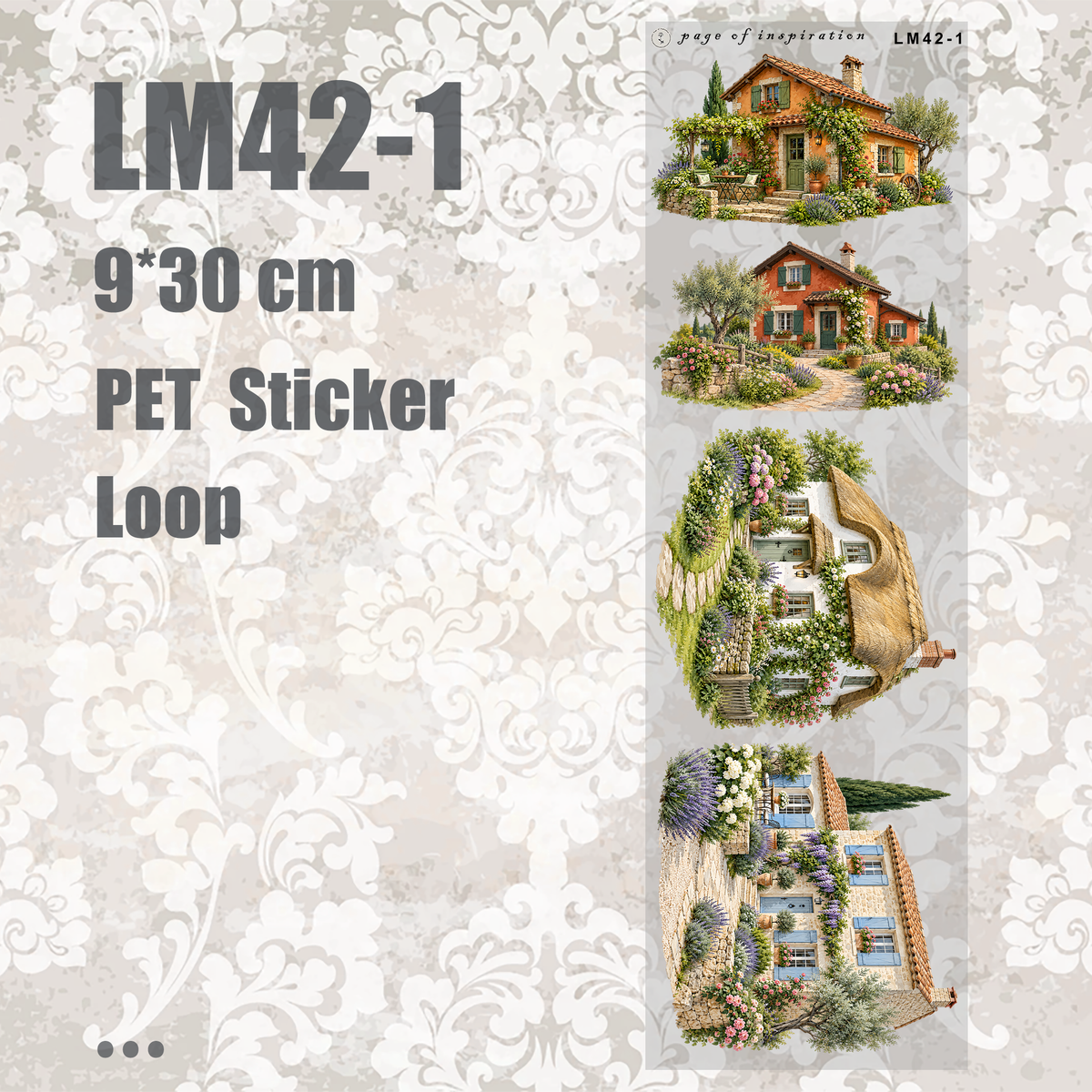 #LM42 M PET Sticker Loop