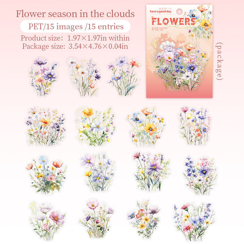#02499 Flower Bundle Series Sticker