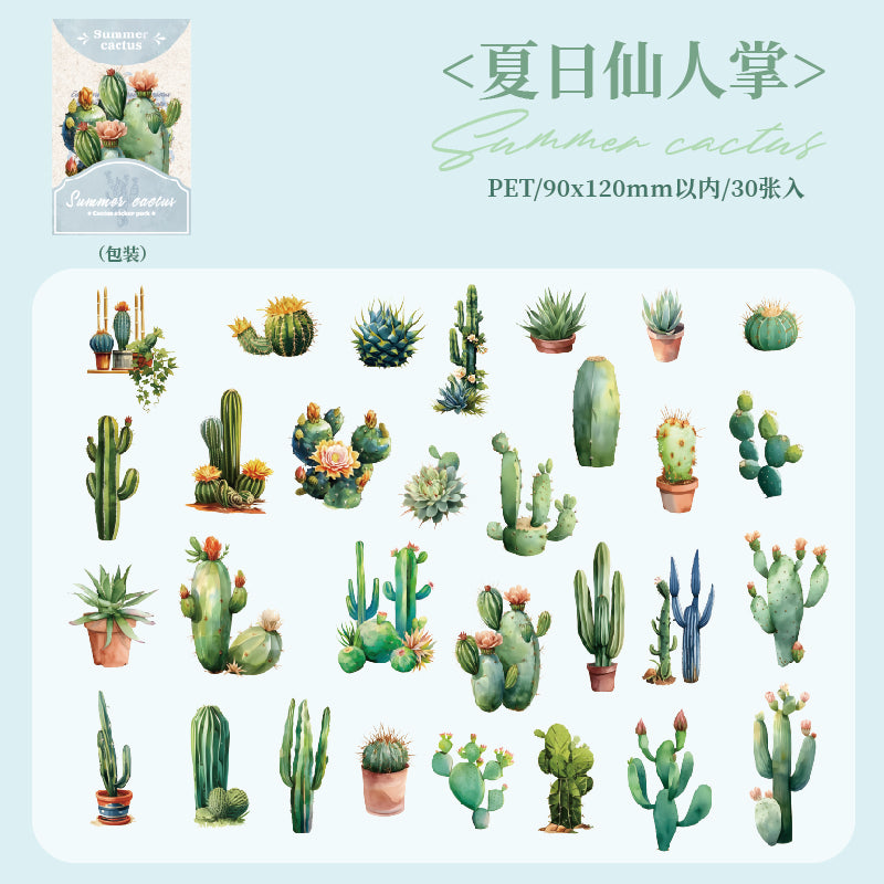 #02147  Summer Rain Forest Series Sticker