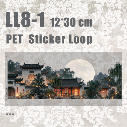 #LL8 L PET Sticker Loop