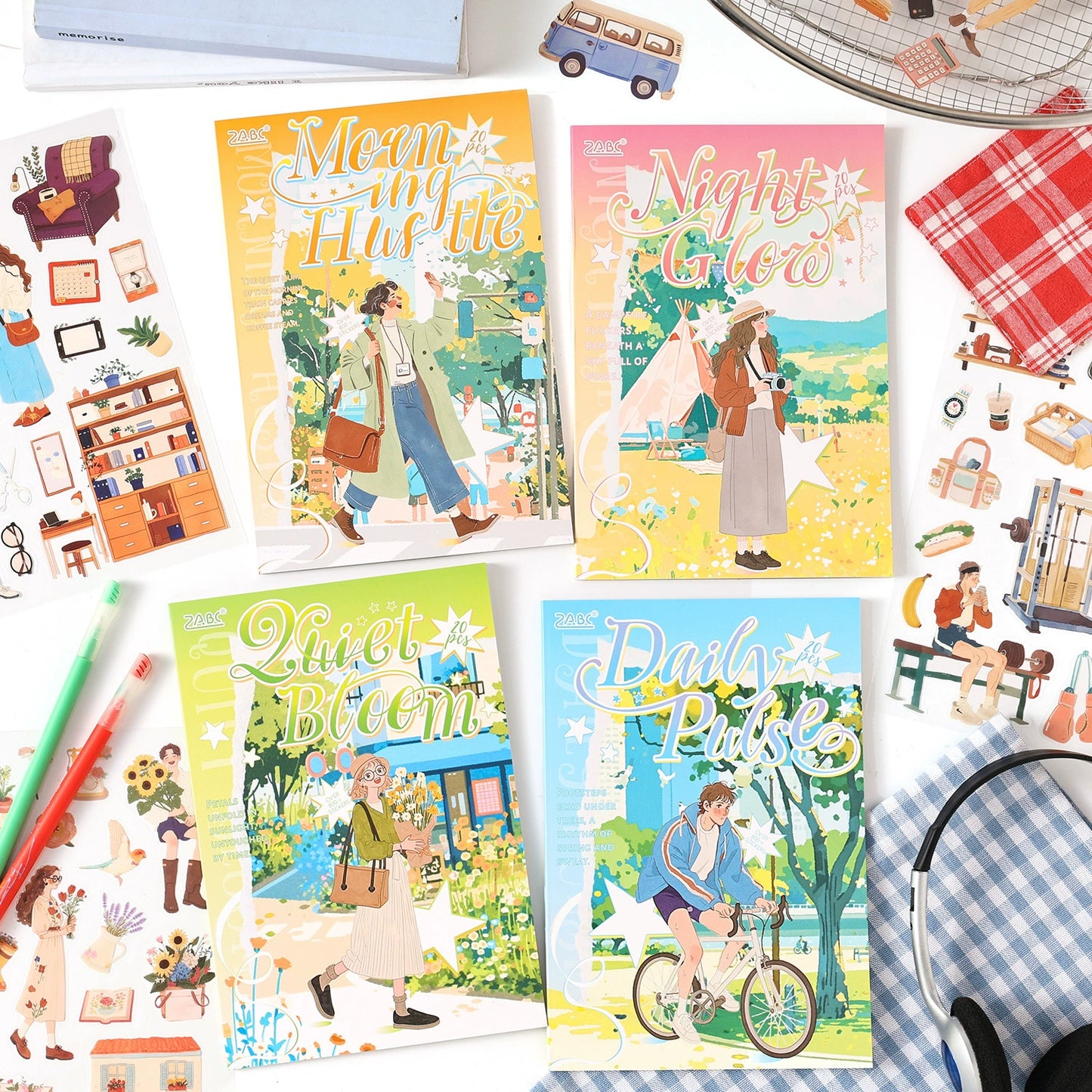 W3#21041  Sticker/Paper Book